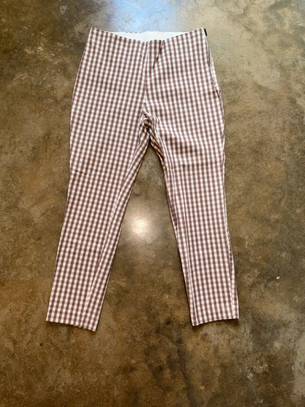 a new day Women’s Gingham Pants - Size 10